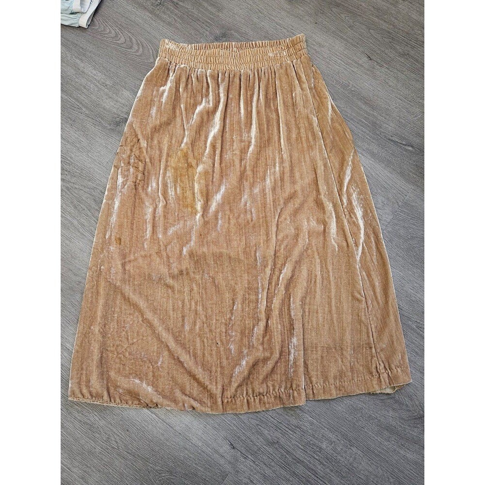 velvet maxi skirt